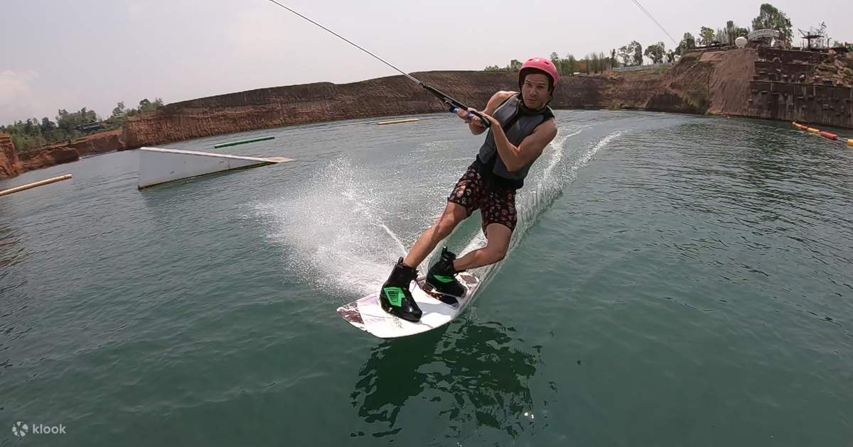 Wakeboarding At Canyon Wake Park in chiang mai Klook